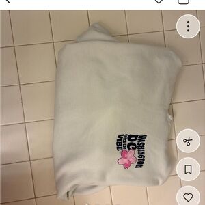 Women's White Graphic Sweater